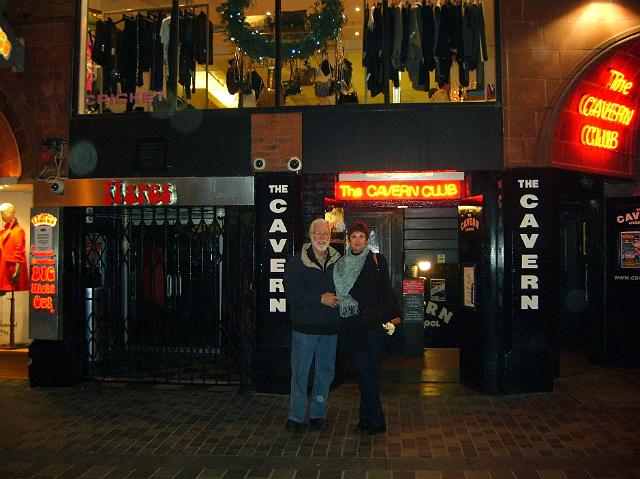 The Cavern in Liverpool-Chuck and Cyn.JPG